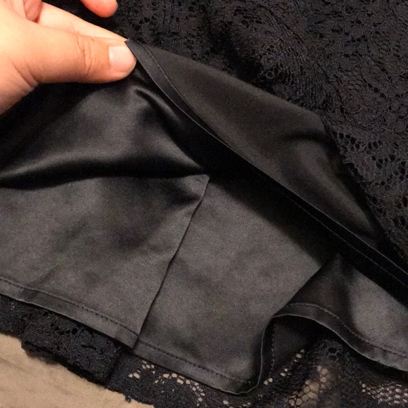 Black Lace Dress with Zipper from Express ✨✨ - Picture 6 of 7